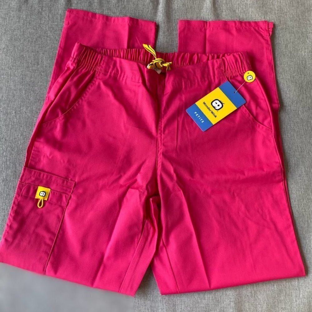 WonderWink Origins 5126P Modern Fit Scrub Pants, Small Petite - Picture 2 of 7